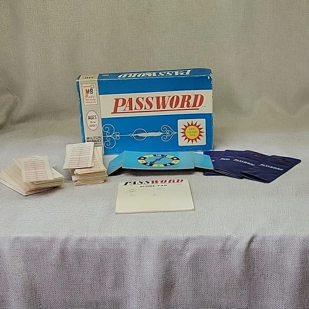 ‎Vintage 1962 PASSWORD Vol. 9 Board Game by Milton Bradley #4260